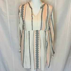 NWT Tunic/Dress with embroidery boutique L